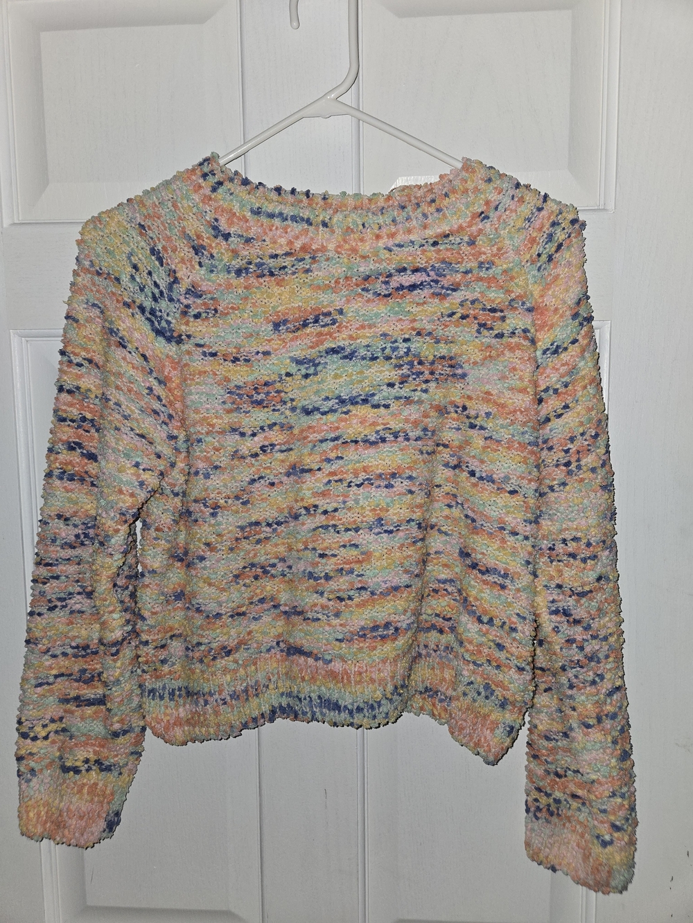 En Creme Pastel Multicolor Crewneck Sweater - Women's Cozy Knit